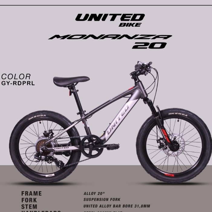 Sepeda Gunung Mtb United Monanza Inch Lazada Indonesia