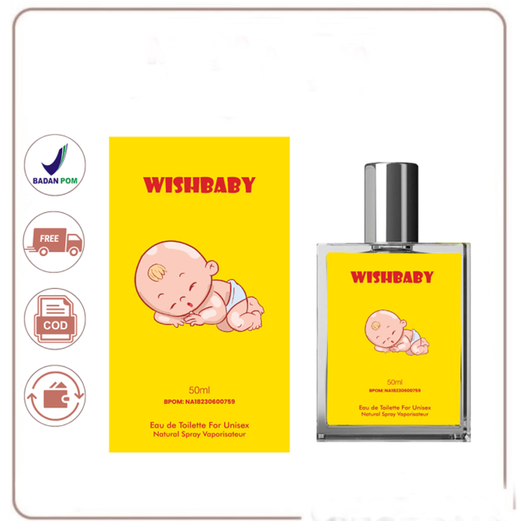 COD BPOM Parfum Wishbaby 30ml Special Edition Parfum Switsbaby