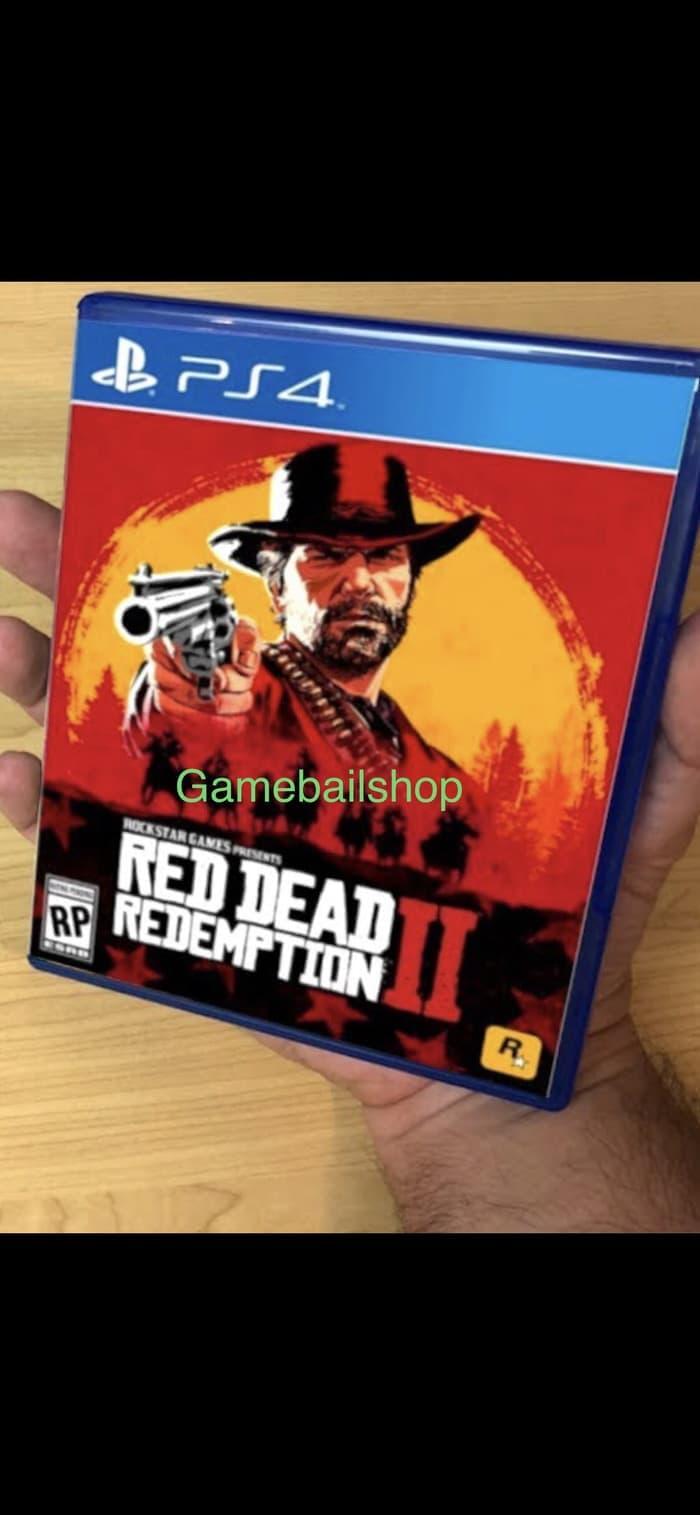 Kaset Game BD PS4 Red Dead Redemption II RDR 2 Reg 3 Asia