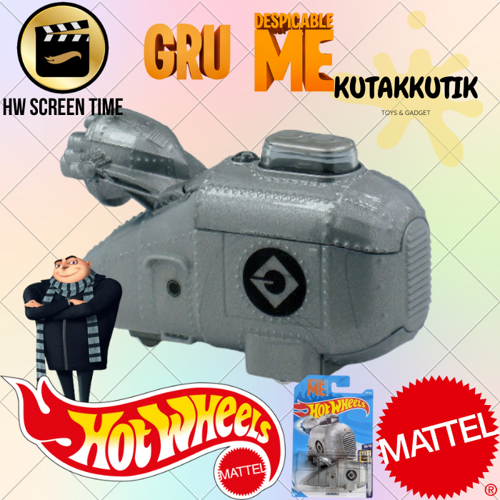 Hot Wheels Mobil Gru Grumobile Gru S Car Despicable Me Hw Screen Time