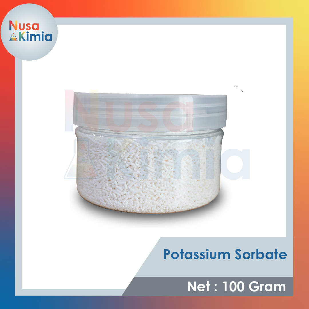 Potassium Sorbate 100 Gram Kalium Sorbat Food Grade Bahan Pengawet