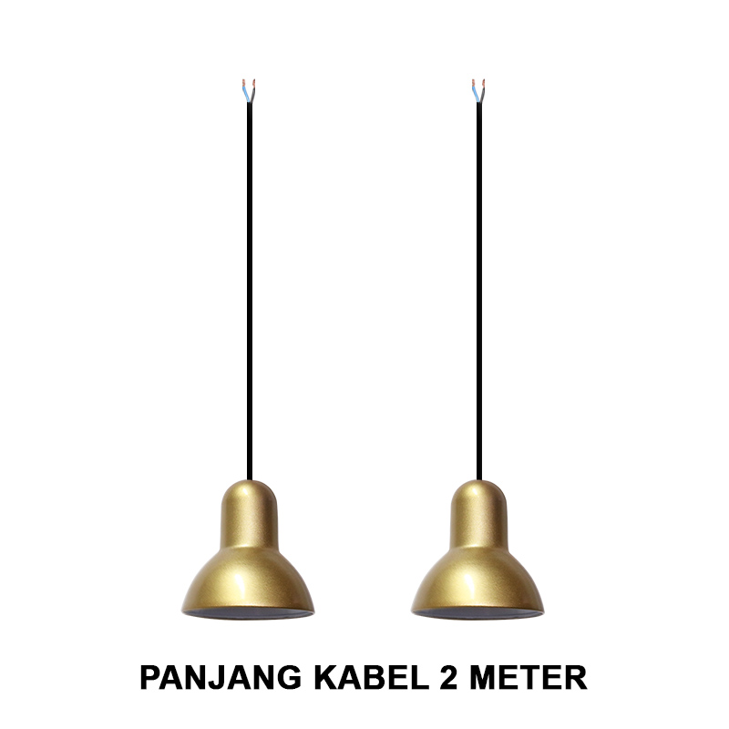 EELIC LHG 104P2M ISI 2PCS LAMPU HIAS GANTUNG PANJANG KABEL 2METER