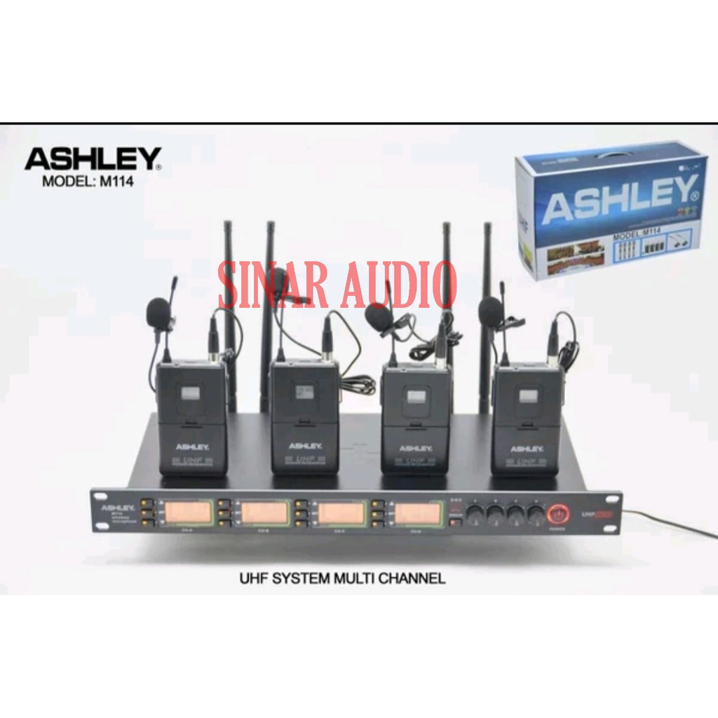 Mic Wireless Ashley M Bh Clip On Original Lazada Indonesia