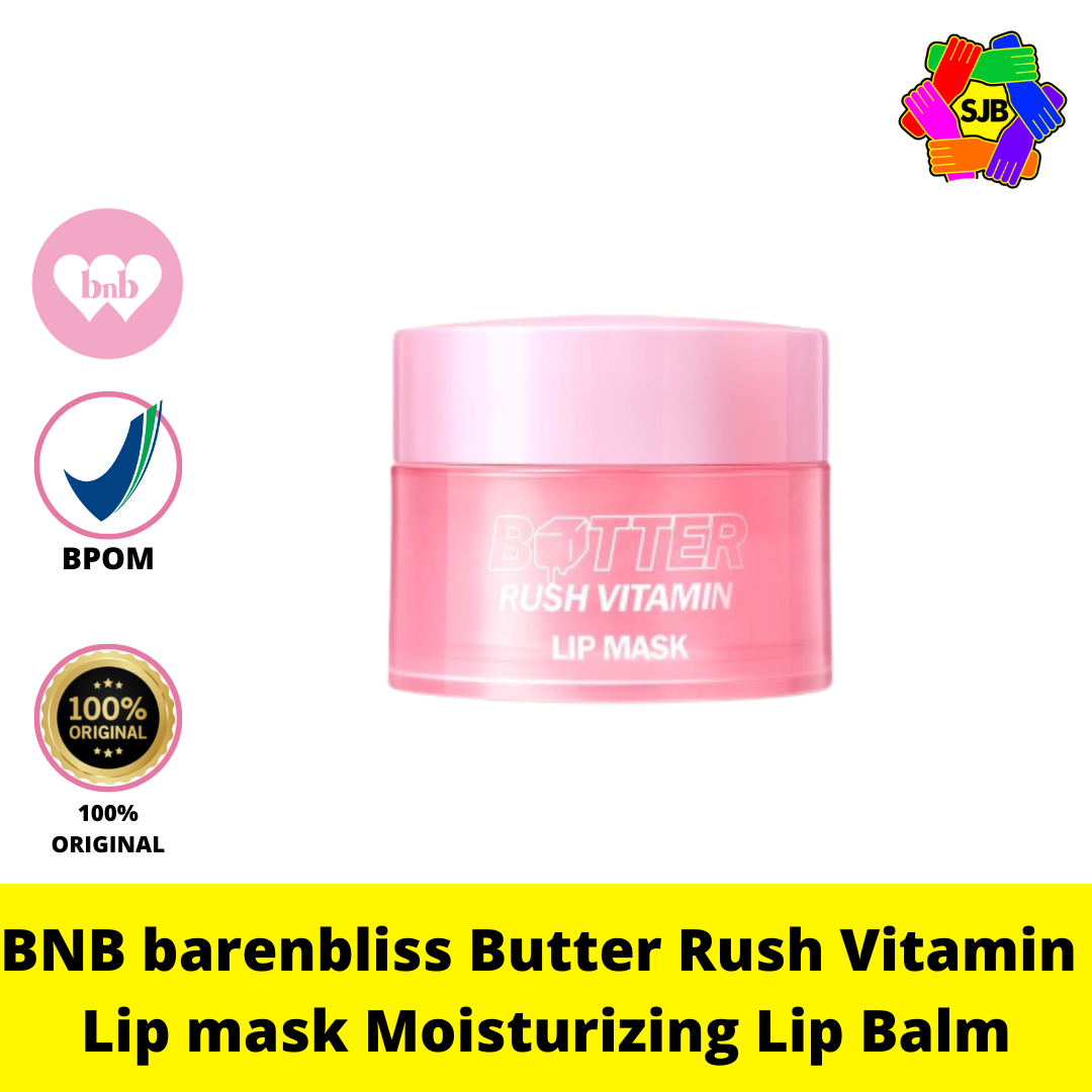 BNB Barenbliss Butter Rush Vitamin Lip Mask Moisturizing Lip BalmMasker Bibir Cerah Lazada