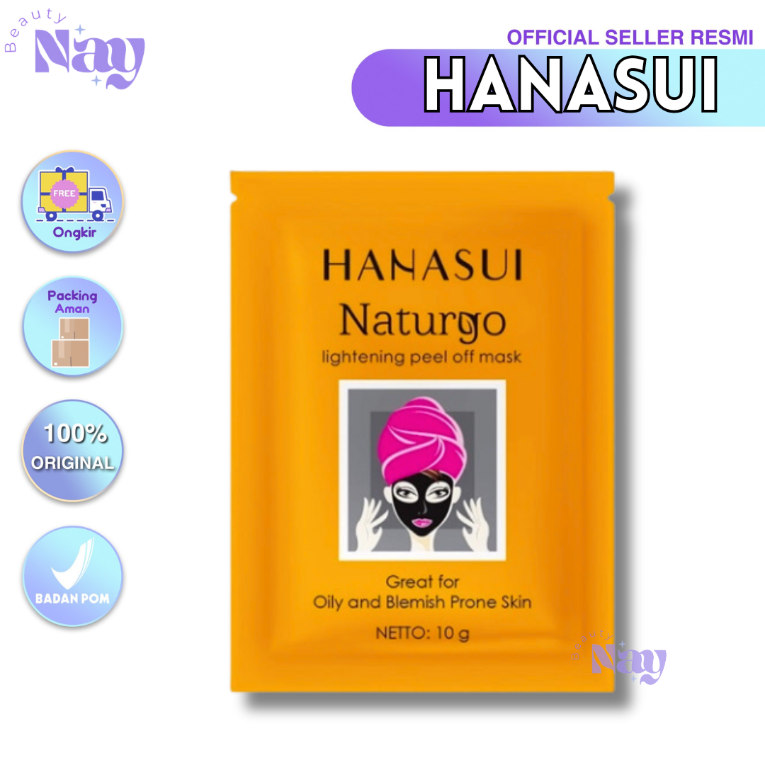 Naturgo Peel Off Mask By Hanasui Maker Hitam BPOM Lazada Indonesia