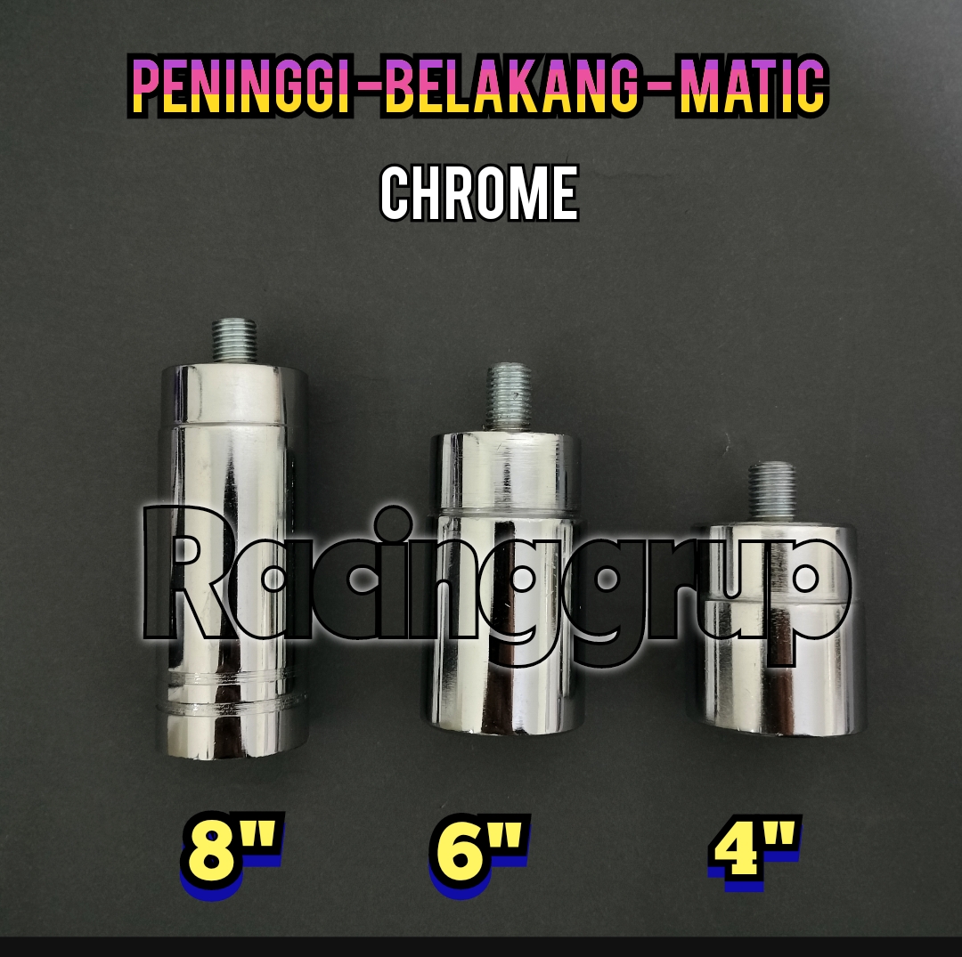 Peninggi Shock Belakang Tabung Matic Honda Yamaha 4 6 8cm BAHAN BESI