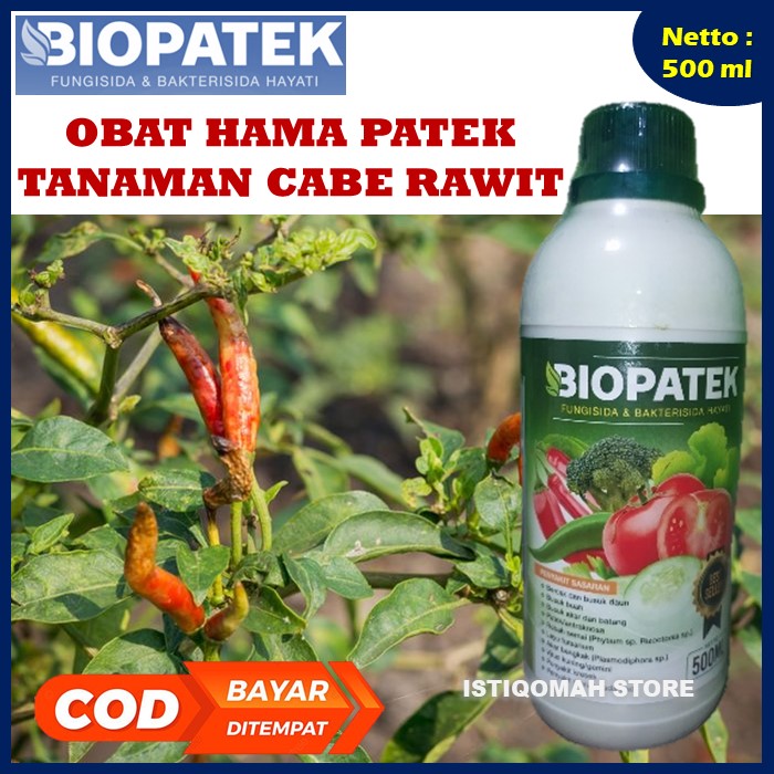 PROMO COD MURAH Obat Anti Patek Cabe Rawit BIOPATEK 500ML Fungisida