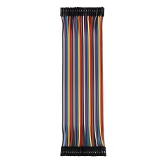 1pc Pure Copper Wire Core 40P Dupont Wire Female to Female 20CM AC / DC Interface - intl