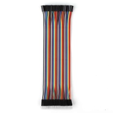 1pc Pure Copper Wire Core 40P Dupont Wire Male to Female 20CM AC / DC Interface - intl