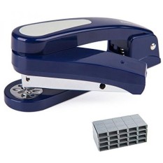 360 Degree Rotatable Staplers, 20 Sheet Capacity with 2000 Staples, Specialized For Booklet Stapling - intl