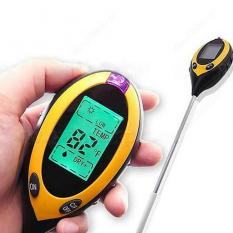 4-In-1 LCD Suhu Cahaya Matahari Karton Pak Telp Taman Tanah Penguji
