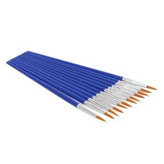 AC 12 Paint Brush Set untuk Minyak Cat Air Akrilik Art Artis Kerajinan Lukisan Baru-Internasional