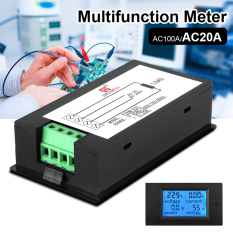 AC 80-260 V 20 Amp LCD Digital Volt Watt Tenaga Saat Ini Meteran Pengukur Amper Pengukur TEgangan Volt BI508