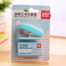 Arctic Land 1 Pcs Mini School Office Stapler Paper Set Binding Stapless Stationery - intl