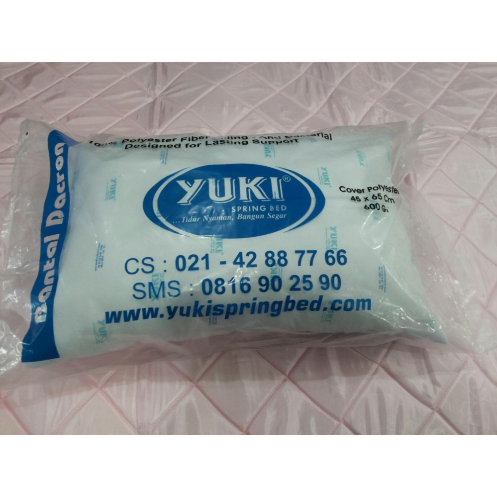 HARGA PROMO Bantal Dacron Kualitas Bantal Hotel Merk Yuki Springbed
