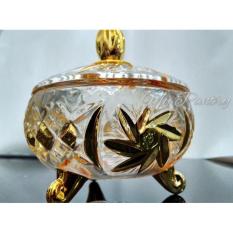 Baru - Toples Kristal / Tempat Permen Gula / Candy Pot / Sugar Bowl Canister - Fourtyshops