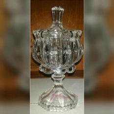 Baru - Toples Kristal Toples Kaca Stoples Per Kue Makanan Mini Glass Canister - Fourtyshops
