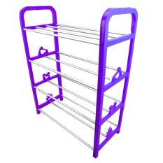 Beau Portable Shoe Rack 224 / Rak Penyimpanan Sepatu 4 Tingkat