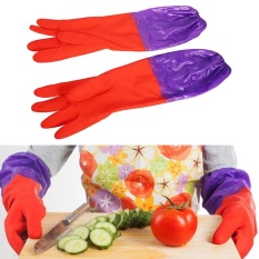 Cocotina Rubber Latex Dish Washing Cleaning Long Gloves Household Kitchen Glove