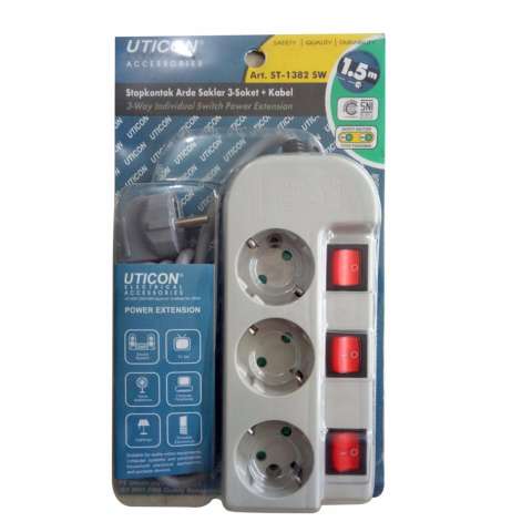 UTICON Stop Kontak Colokan 5 Lubang ST 1582 Stop Kontak Source · Colokan Listrik Stop Kontak