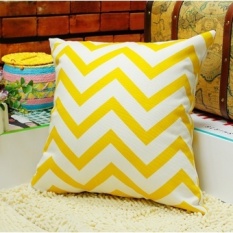 Kapas Bantal Cushion Cover Besar Oleh Tas Set Bandung Striped Bantal Merah Kuning Hitam Biru 30X40X45 X 50X55X60-Internasional