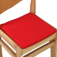Cushion Office Chair Garden Indoor Dining Seat Pad Tie On Square Foam Patio Uk Red - intl