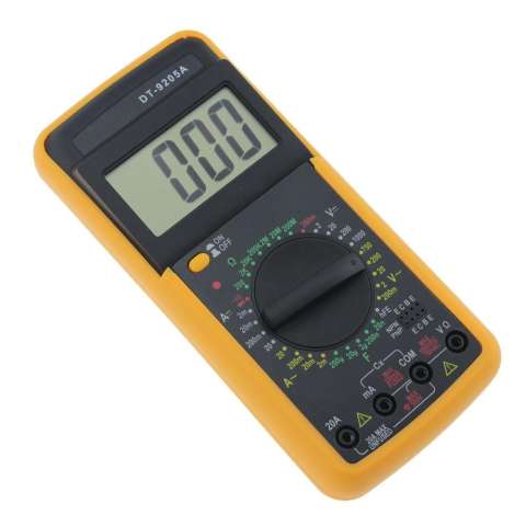 Digital DT & #45; 9205A Multimeter LCD AC/DC Pengukur Amper Perlawanan Kapasitansi