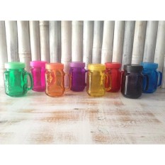 Drinking Jar Harvest Time Warna / Gelas Toples Warna