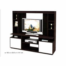 Expo Rak TV Audio Pajang Bufet Wenge Putih 160x39x141 cm - Jakarta Tangerang Bekasi Only (FREE PASANG!)