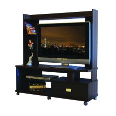 Gold Creova Lemari Hias TV / Rak TV - Cokelat
