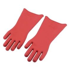 GOOD Insulated 12Kv High Voltage Electrical Insulating Gloves For Electricians - intl