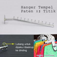 Hanger Seruling Hanger Gantungan Baju 12 Titik Lurus