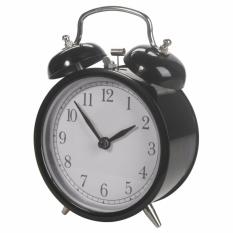 Ikea Dekad Jam Meja Alarm Waker Weker Clock Vintage Design - Hitam