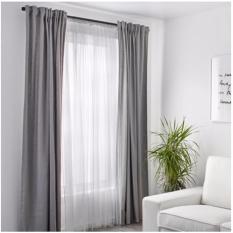 IKEA Lill - Vitrase Gorden jaring putih 2pcs (1 pasang)