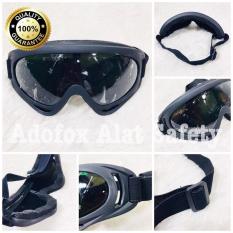 Kacamata Google HITAM - Safety Motor Trail Black - Alat Safety