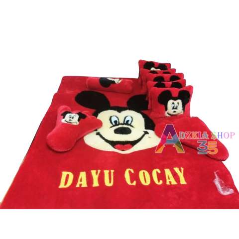 karpet bulu rasfur karakter mickey fullset_adzkia35 4