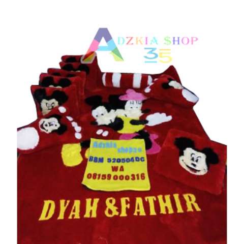 karpet bulu rasfur karakter mickey fullset_adzkia35 5