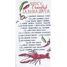 Kay Dee Desain R2953 Jambalaya Flour Sack Towel-Intl