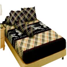 Kintakun Dluxe Sprei King Motif Burberry180x200 cm