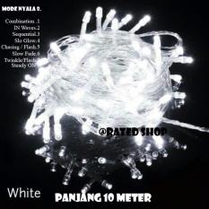 Lampu LED TumblrLampu Hias Natal LED White 10 Meter