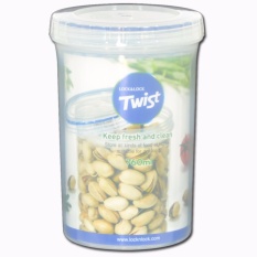 Lock & Lock Round Food Container 760 Ml (LLS123) / Toples Bulat Tutup Putar