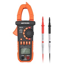 Meterk 4000 Counts Digital Clamp Meter AC/DC Voltage Current Portable Handheld LCD Diaplay Auto-ranging Clamp Multimeter w/ Backlight Capacitance Resistance Frequency Diode Hz Tester - intl