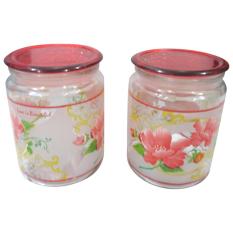 Mitra Loka - Cake Jar Set 2Pieces - Red