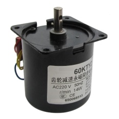 BARU AC220V 60 KTYZ Pengurangan Motor 110 Rpm Rendah Kebisingan Gear Box Motor Listrik Torsi Tinggi Kecepatan Rendah 220 V Sinkron AC Motor-Intl