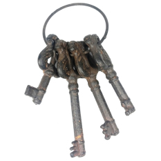 OHOME Kunci Kuno Antik Dekorasi Rumah Vintage Classic Unik -¾ AN-VB0263