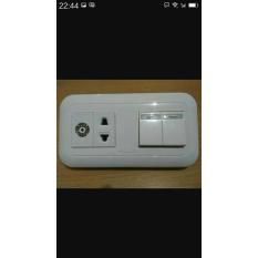 Panasonic Saklar Seri+Terminal Z TV+Stop Kontak Universal@Panasonic