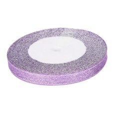 Perhatian 10 Mm 25 Meter Organza Pita Pakaian Jahit Kain Diy Paket Pernikahan Dekorasi Ungu-Internasional