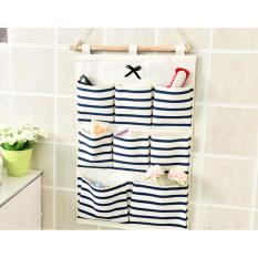 Pouch Gantung 8 Sekat Sailor Minimalis Serbaguna Bahan Tebal Rak Lemari Tas Penyimpanan Hemat Tempat - Lazpedia