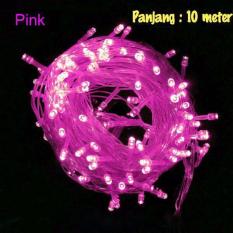 Prime Lampu Hias LED 10 Meter Pink