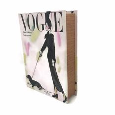 Ripple Decorative Vintage Wood Retro Book Secret Box Storage - Brankas Buku Antik Jadul Kuno - SMALL SIZE - Vogue